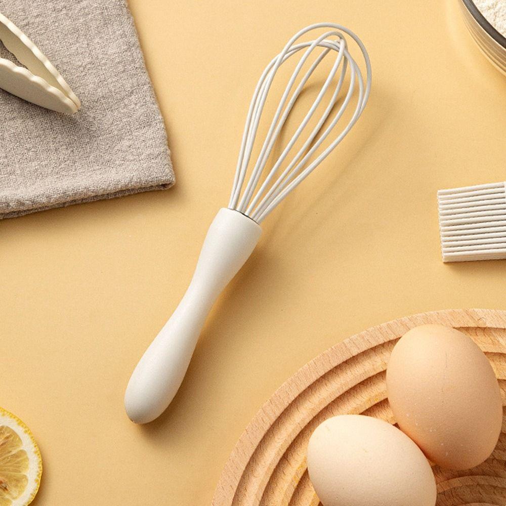 4/6pcs Non-stick Cookware Set Beige Baking Tool Set Scraper Cooking Utensils Set  Kitchen Tools