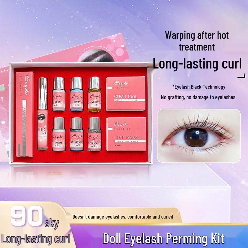 

Upgraded Cold Perm Lash & Doll Kit: Ready-to-Use Keratin Lift Accessories
