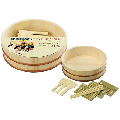 Yamashita Kogei Esteira para Enrolar Sushi x Sushi Hand Roll 522485, Natural, Aprox.. 30 H8.8cm, Conjunto, A,