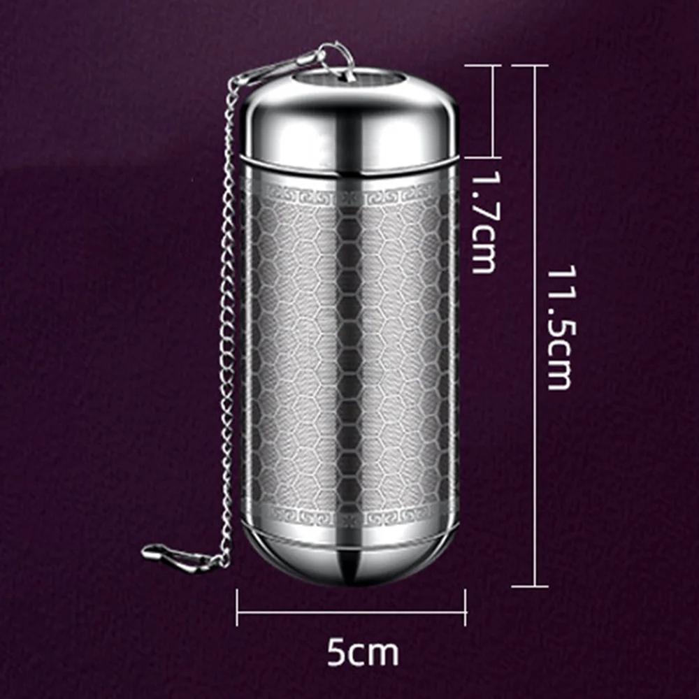 WIKHOSTAR Tea Infuser Tea Filter 316 Stainless Steel Spice Tea Ball Strainer Herbal Filter Kitchen Teaware Accessories