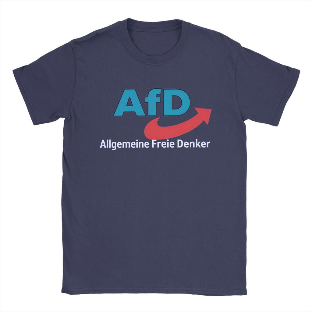 T-shirt da uomo Alternativa AFD Germania T-shirt Moda Estive Vintage Stampate 100% Cotone Top Taglie Forti 6XL