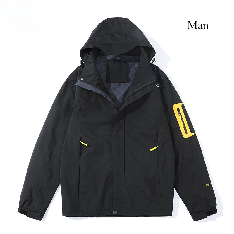 

Куртка мужская хардшелл от Spring Lovers, водонепроницаемая ветрозащитная женская куртка, куртка, хардшелл куртка 4XL чёрный