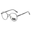 Photochromic Anti Radiation Eyeglasses For Women/Men Milk Tea Color  Anti-blue Glasses Frame Anti rad Sun Adaptive Glass Metal Round Female Sunglasses