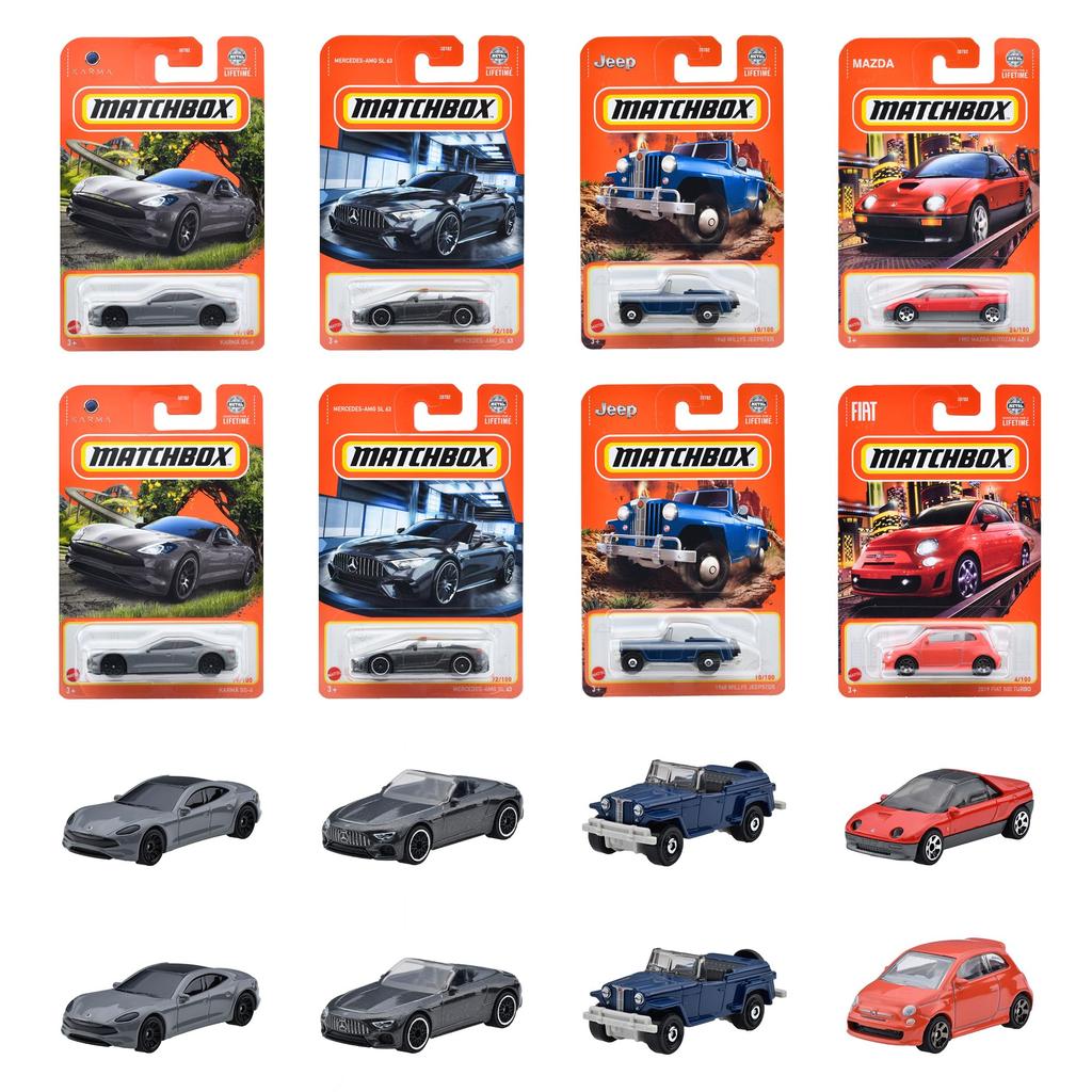 Matchbox Basic Car Assortment mini auta prodávaná ve věku let a [24 krabic] [3 up] 98BD-30782