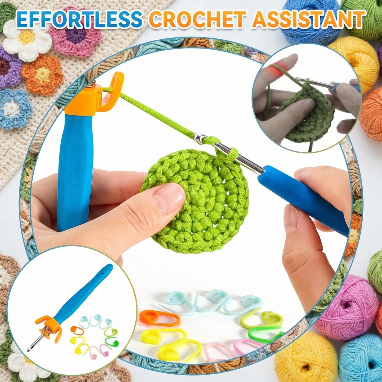 

Crochet Assistant DIY Crochet Small Tool one size синій
