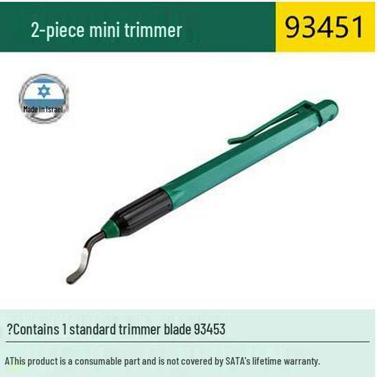 SATA Stainless Steel Deburring and Trimming Scraper (Plastic) – Models 93451-93455
