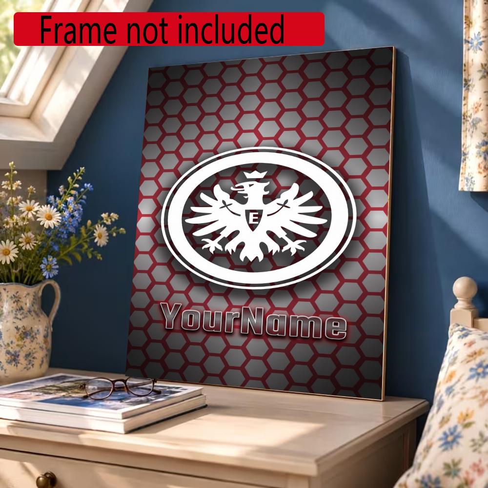 Eintracht Frankfurt Personalized Name Diamond Paintings Mosaic Wall Round Diamond Art Painting Kits Embroidery Crystal Accessories Frameless