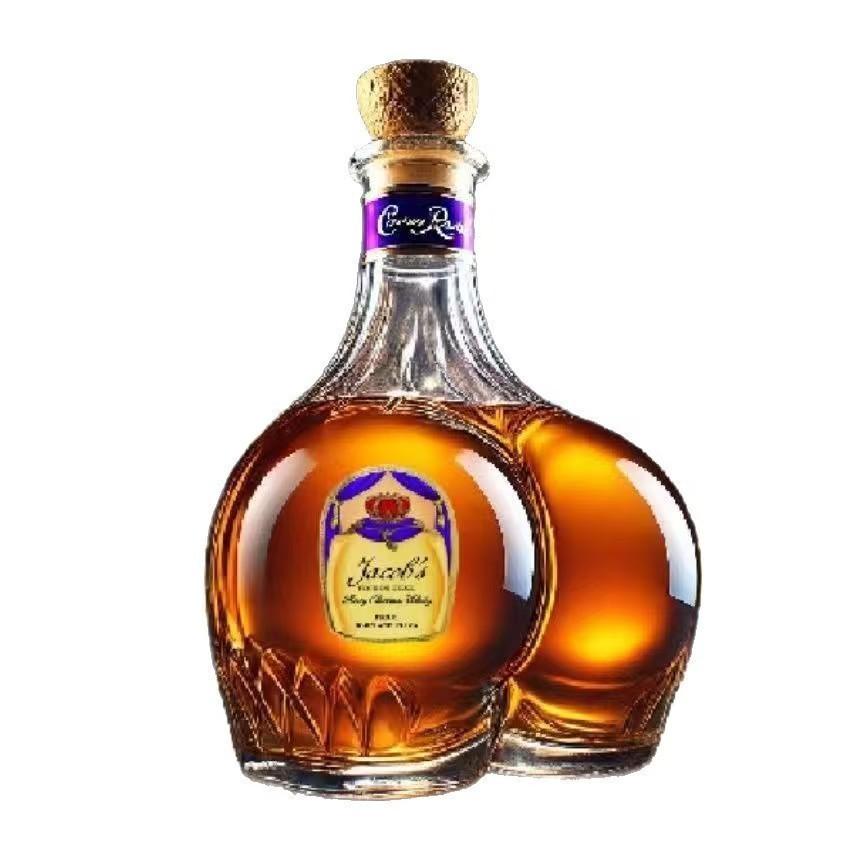 Kreativer Neuheit Glas Whiskey Karaffe Borosilikat Handwerk Weinflasche Lustiges Barzubehör Party Alkohol Spender Geschenk