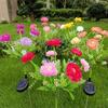 Solar Lights Outdoor Lighting Solar Garden Light Snow Lotus Flower Lawn Lamp for Yard Patio Flower Party Lamp Wedding Mother Day