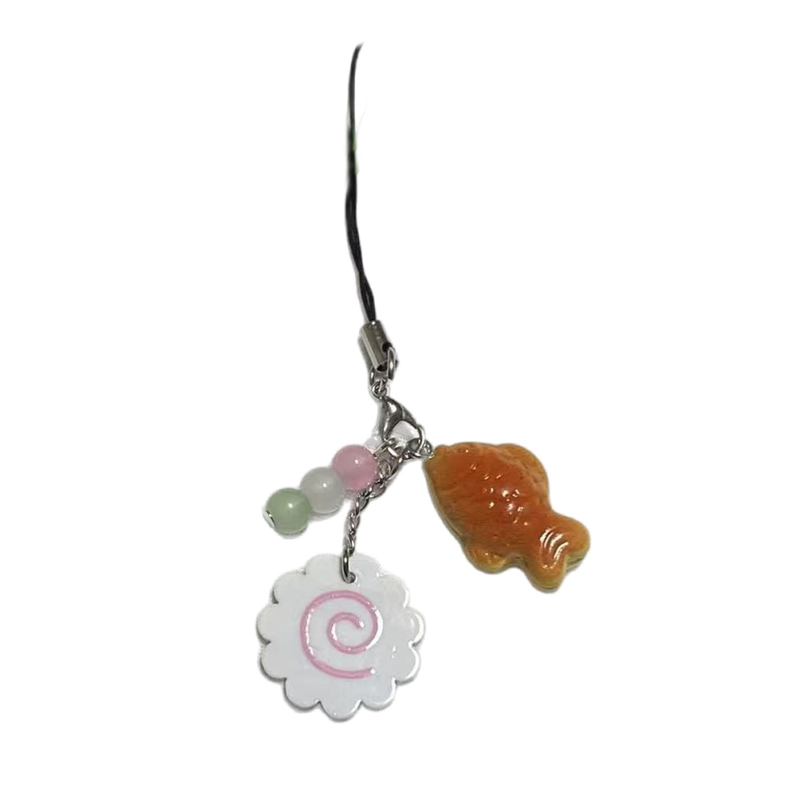 

Смоляной ремешок для камеры Креативные брелоки в форме рыбы Стильный кулон для телефона Идеально подходит для фотографов, девушек и модных подростков