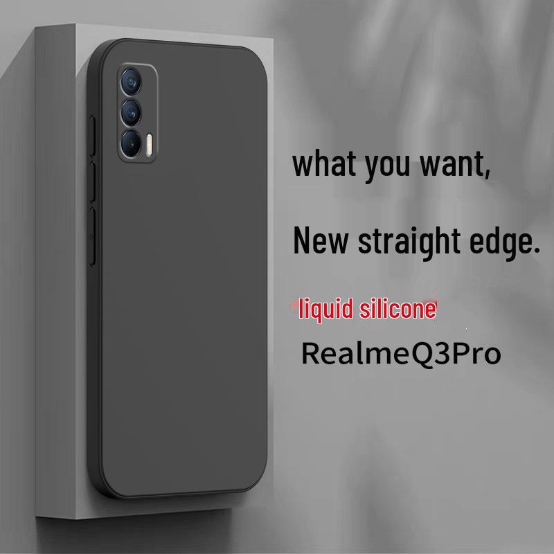 Realme Q3 Pro Silicone Protective Drop-proof Soft Case Cover RMX2205