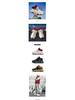 2025 Spring Men's Red High-Top Trendy Running & Basketball Dad Shoes