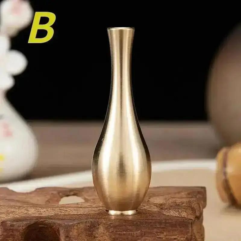 

New Mini Antique Vase Fresh Dry Flower Arrangement Modern European Style Living Room Decals Process Unique Desktop Decoration