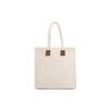 Bally Crystalia Hong Kong Style Logo Print Detail Fabric Tote Bag Unisex Tote Bags Natural Brown 6236963