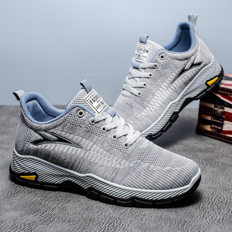 

Foreign trade new spring breathable casual fly-woven soft-soled men s versatile lightweight shoes sports men s shoes 2025 44