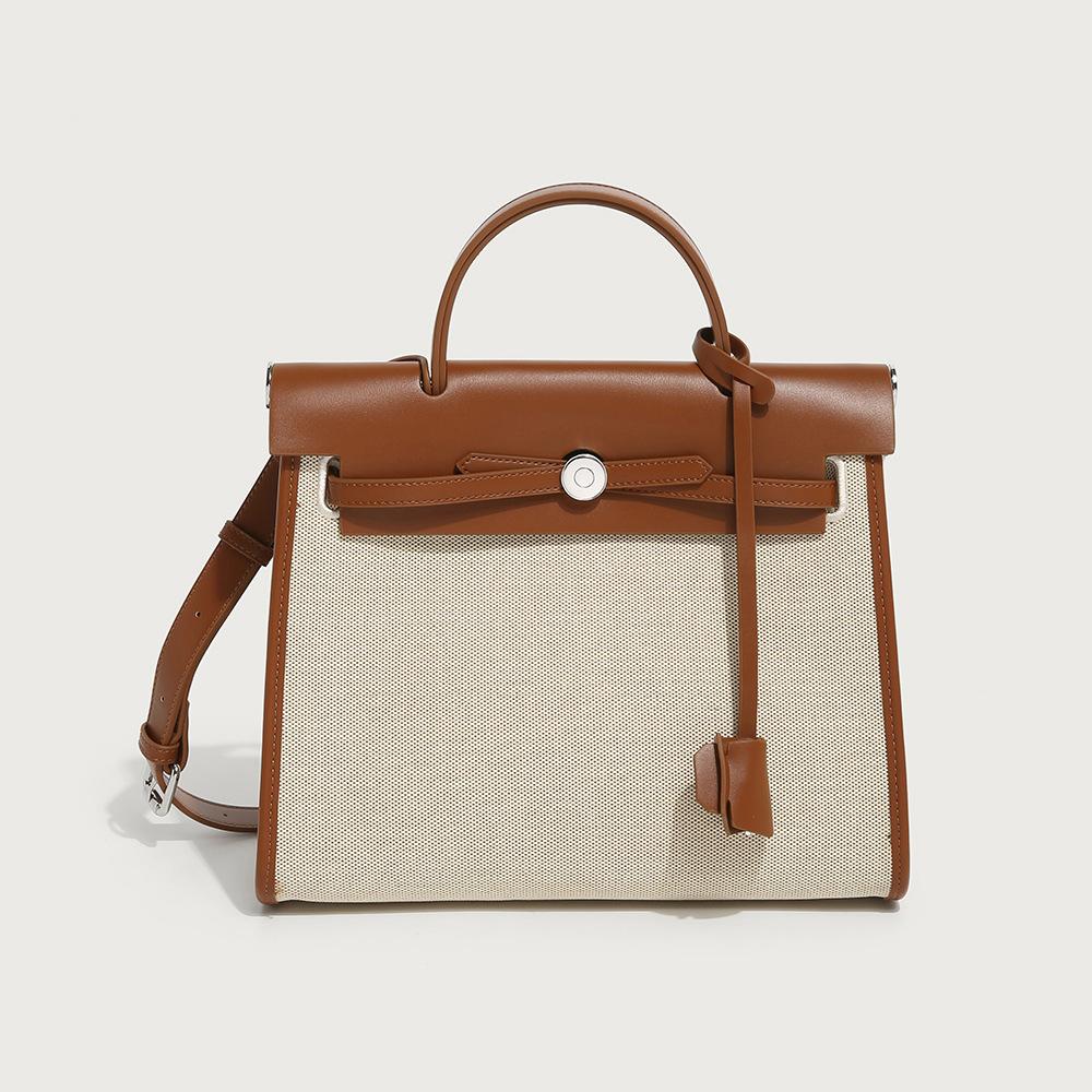 Premium bag canvas Kelly bag handbag
