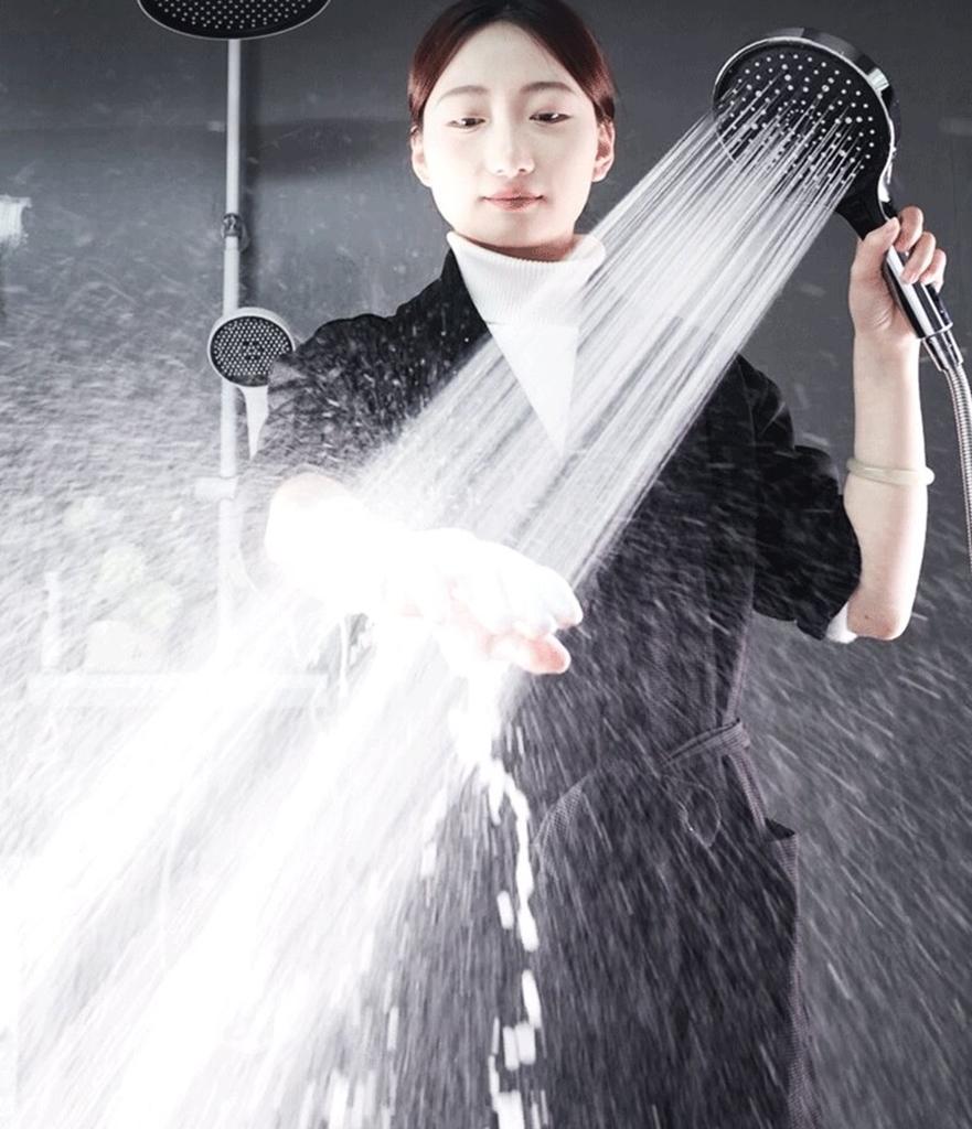 New 150mm Super large Panel 3 Modes High Pressure Shower Head Water Saving Water Rain Shower Faucet Sprayer Bathroom Accessories