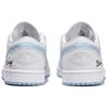 Jordan Air Jordan 1 Cloud Top Ice Blue Cushioning Abrasion Resistant Low top Vintage Basketball Shoes Women's Gray DC0774-105(Team1190-)