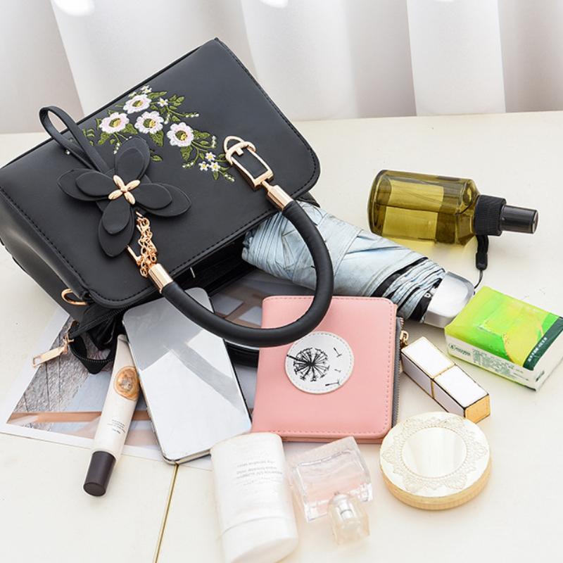 High Beauty Value Fashion Embroidery Embroidered Handbag New Single Shoulder Shoulder Bag