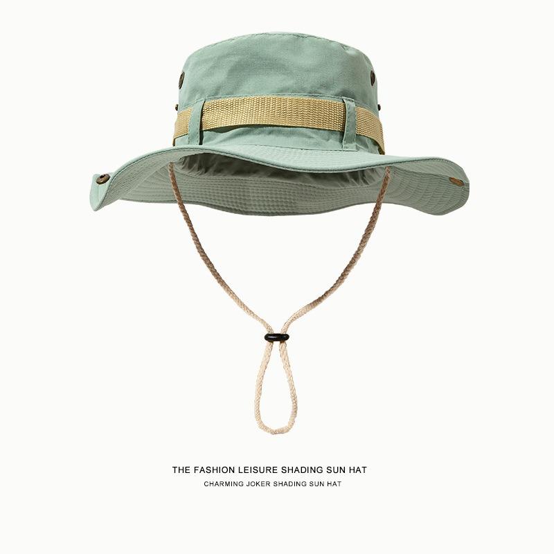 Bucket hat outdoor men's hat summer thin anti-ultraviolet women's sunshade quick-drying sunscreen breathable mountaineering hat