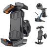 Worpurrt Bicycle Smartphone Mirror In 10 Vibration Strong Easy Compatible with Samsung Galaxy and Android Inch Holder, Bicycle/Motorcycle Mount,