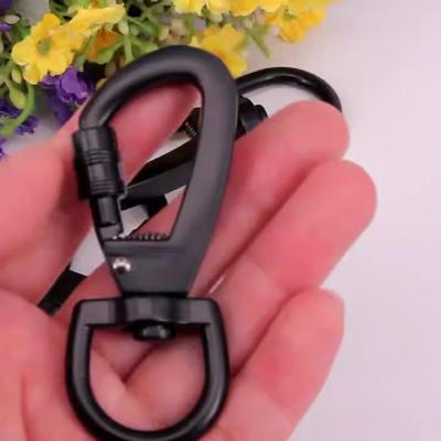 Multifunctional D-Type Buckle Auto Locking Carabiner With Swivel Rotating Ring