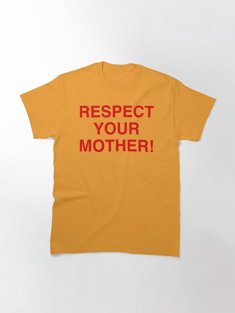 Červené tričko Harry Styles Red Classic s nápisem Respect Your Mother