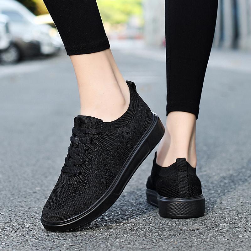 TUINANLE Pantofi Plati Femei Alb Alergare Mers pe jos Rezistenta la uzura Pantofi barbati