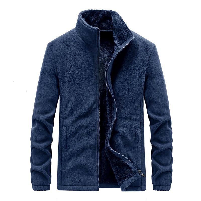 Men Winter Fleece Jacket Parka Coat  Casual Outwear Thick Warm Bomber Military Jacket