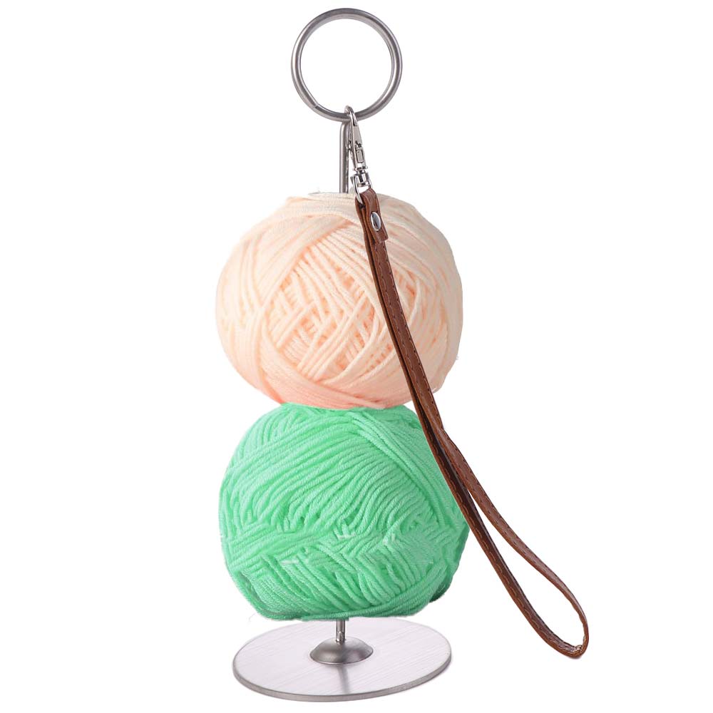 Creative Wrist Yarn Spinner Detachable Reusable Yarn Storage Holder Handmade Space-saving Yarn Dispenser Stand Knitting Tool