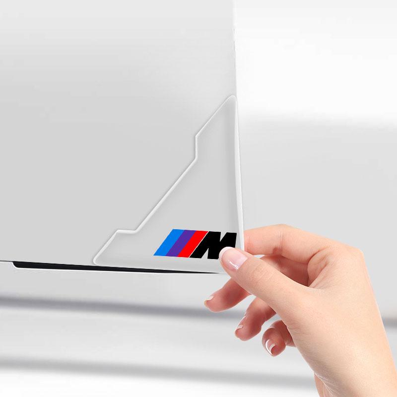 2Pcs Transparent Car Door Corner Cover Anti-Scratch Protection Sticker For BMW M E34 E36 E60 E90 E46 E39 F10 F20 F30 X5 X6 X1 M3 M5 M6 E71 F01 F02 F87