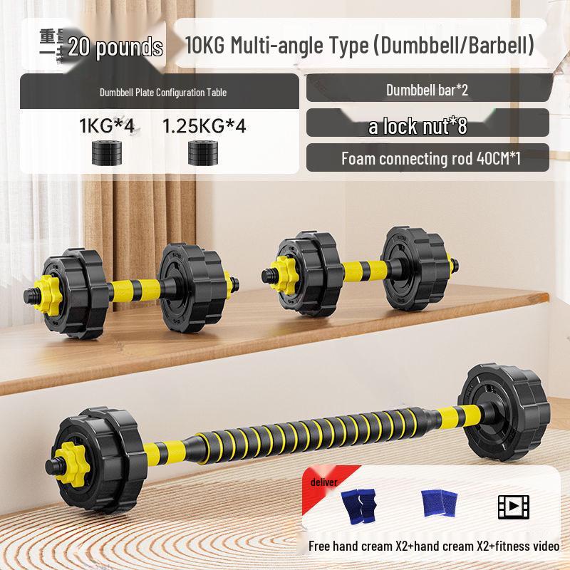 Verstellbares Hantelset für Männer - Fitnessgeräte für Anfänger für zu Hause