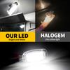 2pcs 6000K LED Luggage Compartment Interior Light Trunk Lamps for Benz W204 C-class Sedan/Estate Footwell Light (one pair)