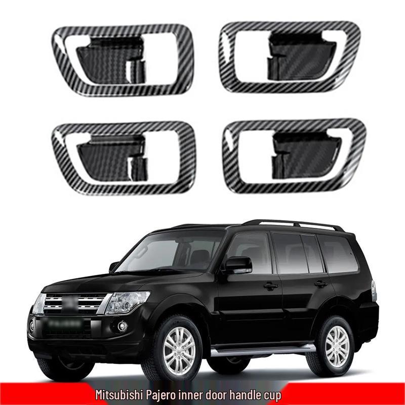 4-Piece Interior Door Bowl Cover for 2007-2019 Mitsubishi Pajero