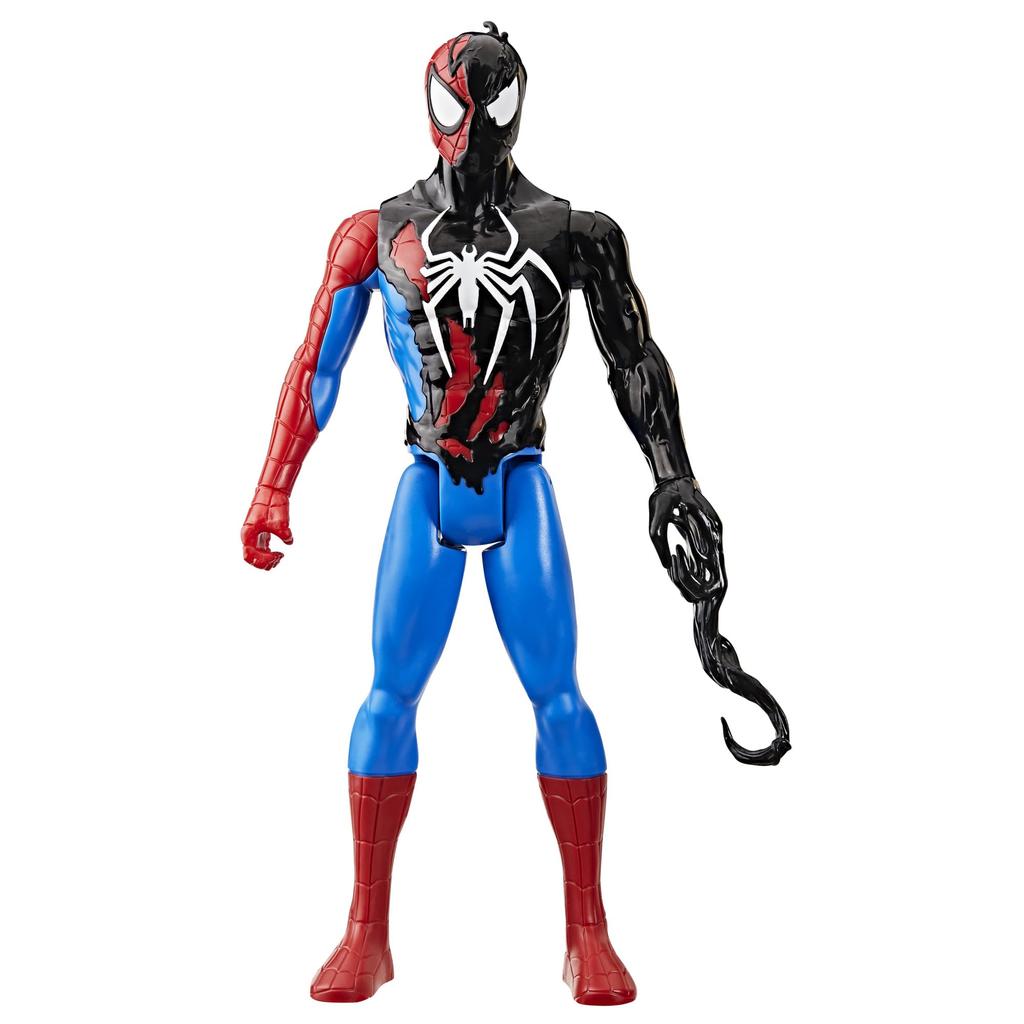 Spider-Man Marvel Venom Vs. Titan Hero Series Action Figure, 12-inch (30cm) Superhero Action Figure & Toy, Ages 4+