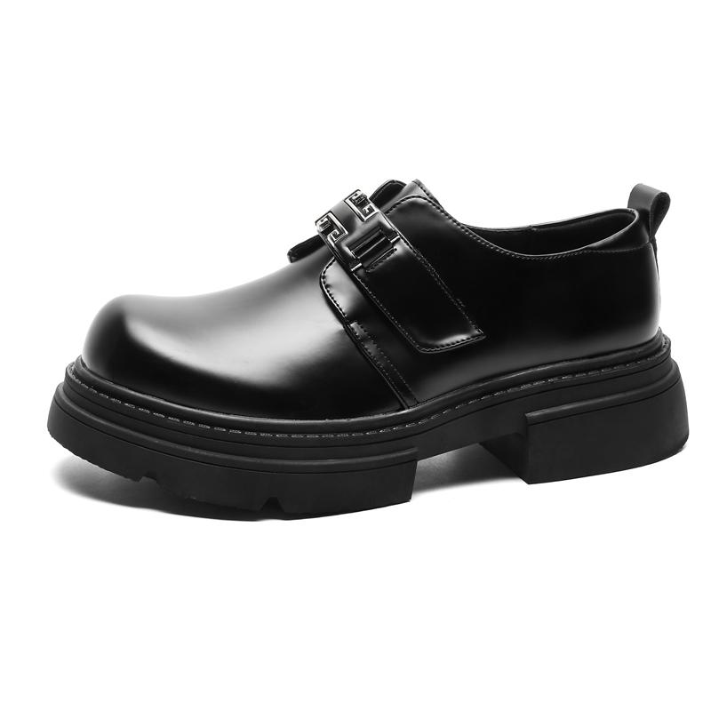 

Роскошный бренд Рабочая обувь для мужчин Комфортная кожа Повседневная обувь Деловая Повседневная Формальная Обувь на платформе Дизайнерская Обувь с круглым носком 44 чёрный