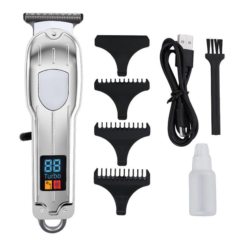 Rechargeable Electric Hair Clipper: Universal Trimmer for Family & Bald Heads