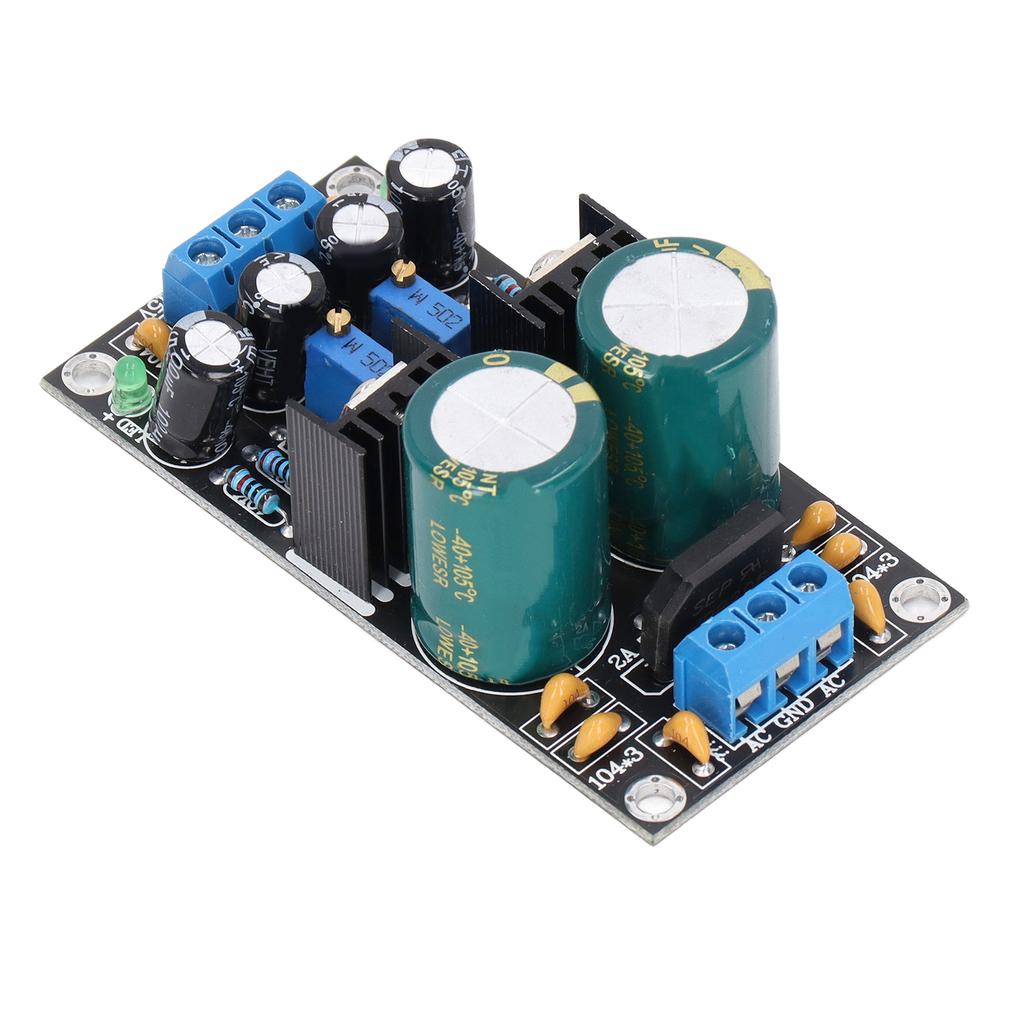 LM317 LM337 Voltage Regulator Module Adjustable Stabilized Board Power Supply AC10‑24V Input