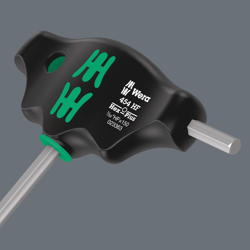 WERA Hex Phillips 150mm Shaft 023363 Screwdriver, T-Handle, 7/32-inch Hex, Length,