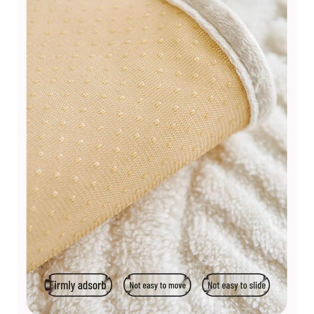 Premium Non-Slip Plush Sofa Cushion Cover for Autumn/Winter