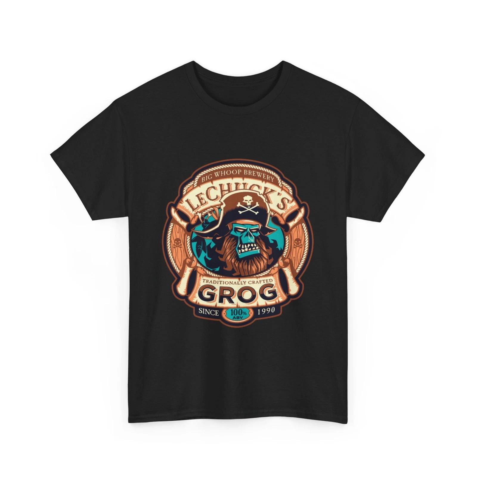 

Big Whoop Brewery Lechuck S Grog Shirt - Monkey Island Shirt - Ghost Pirate Grog 2XL
