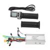 Electric Bike Controller Kit 36V 48V 1000W 38A Sine Wave Brushless Controller 124DX Twist Throttle with Panel for Bike