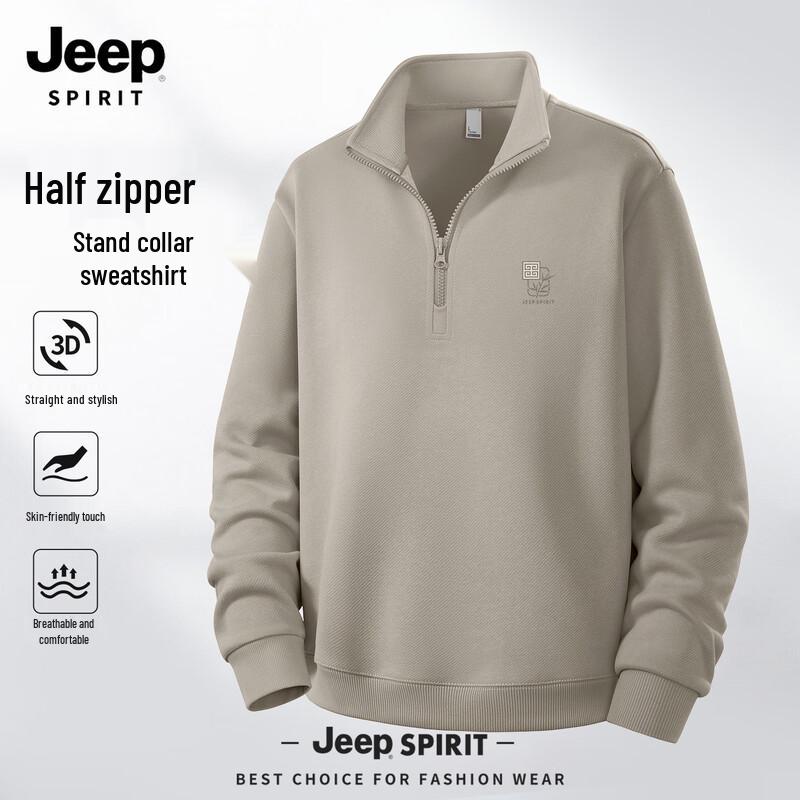 

JEEP SPIRIT Men s Casual Pullover Sweatshirt 3XL