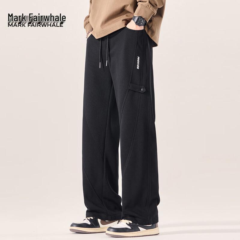 

Mark Fairwhale Men s Versatile Straight-Leg Casual Pants M