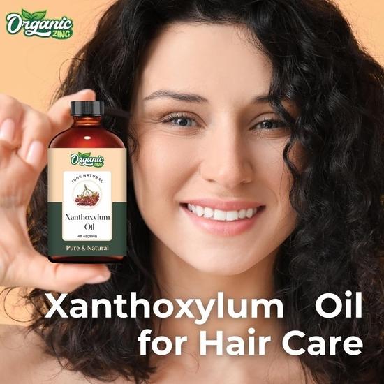 Organic Zing Xanthoxylum (Zanthoxylum armatum) Oil | Pure & Natural Steam Distilled Essential Oil for Aroma, Diffusers & Massage - 118ml/3.99fl oz