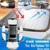 Car Full Sun Visors For Kia Optima K5 JF 2016 2017 2018   Car Sun Shade Window Shading Sun Protector Visors Accessories