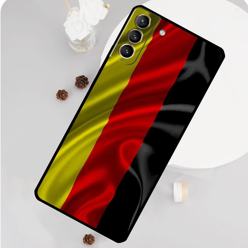 Deutschland Flagge Banner Hülle Für Samsung Galaxy S23 FE S20 S21 S22 Ultra S8 S9 S10 Plus Note 10 20 Ultra Weiche Hülle