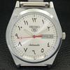 RENOVOVANÉ VINTAGE SEIKO 5 AUTO 6349A JAPONSKO PÁNSKÉ ARABICKÉ STŘÍBRNÉ HODINKY a298954-2