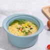 A95I-Silicone Microwave Cookware Cooker Steamer Grade Steamer Bowl Japanese Donabe Inspired Cooking Pot