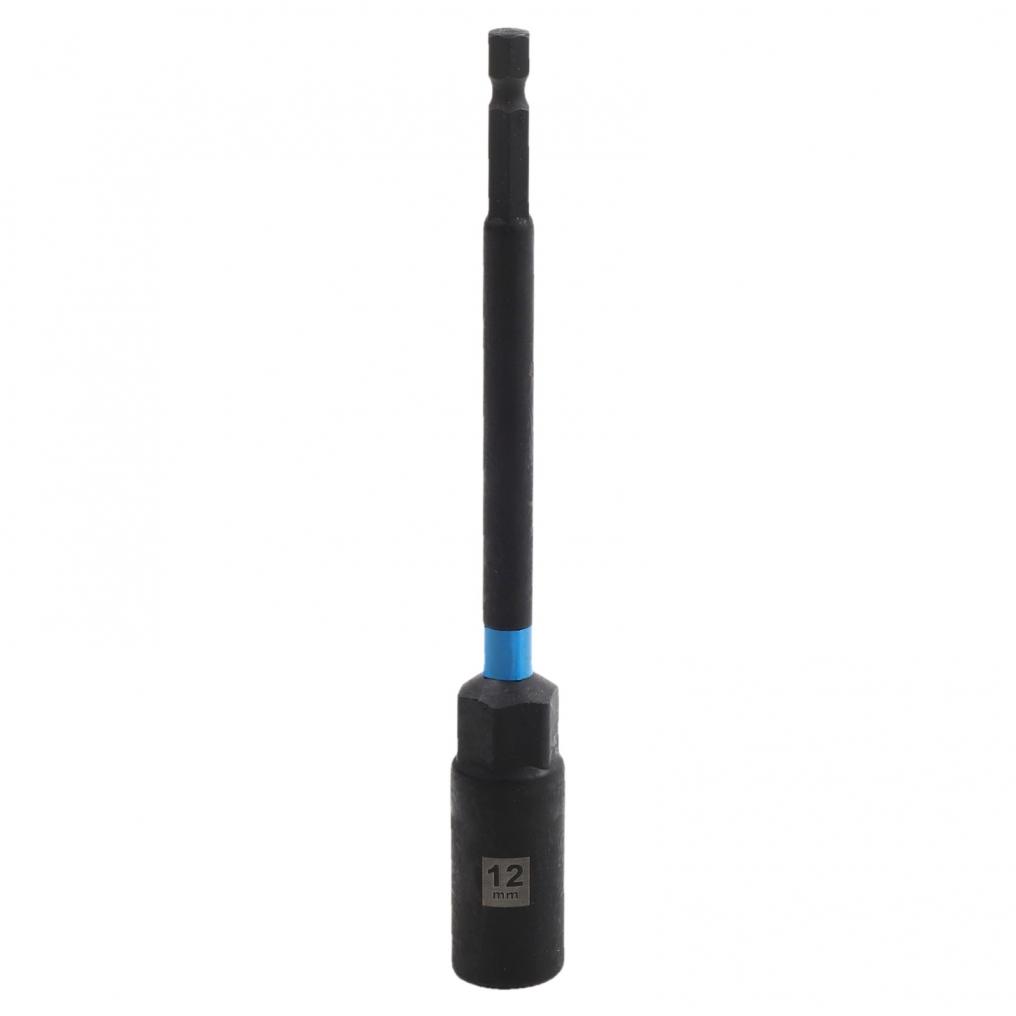 5 Piece Hex Nut Driver Socket Wrench Set 150mm Black Chrome Vanadium Steel